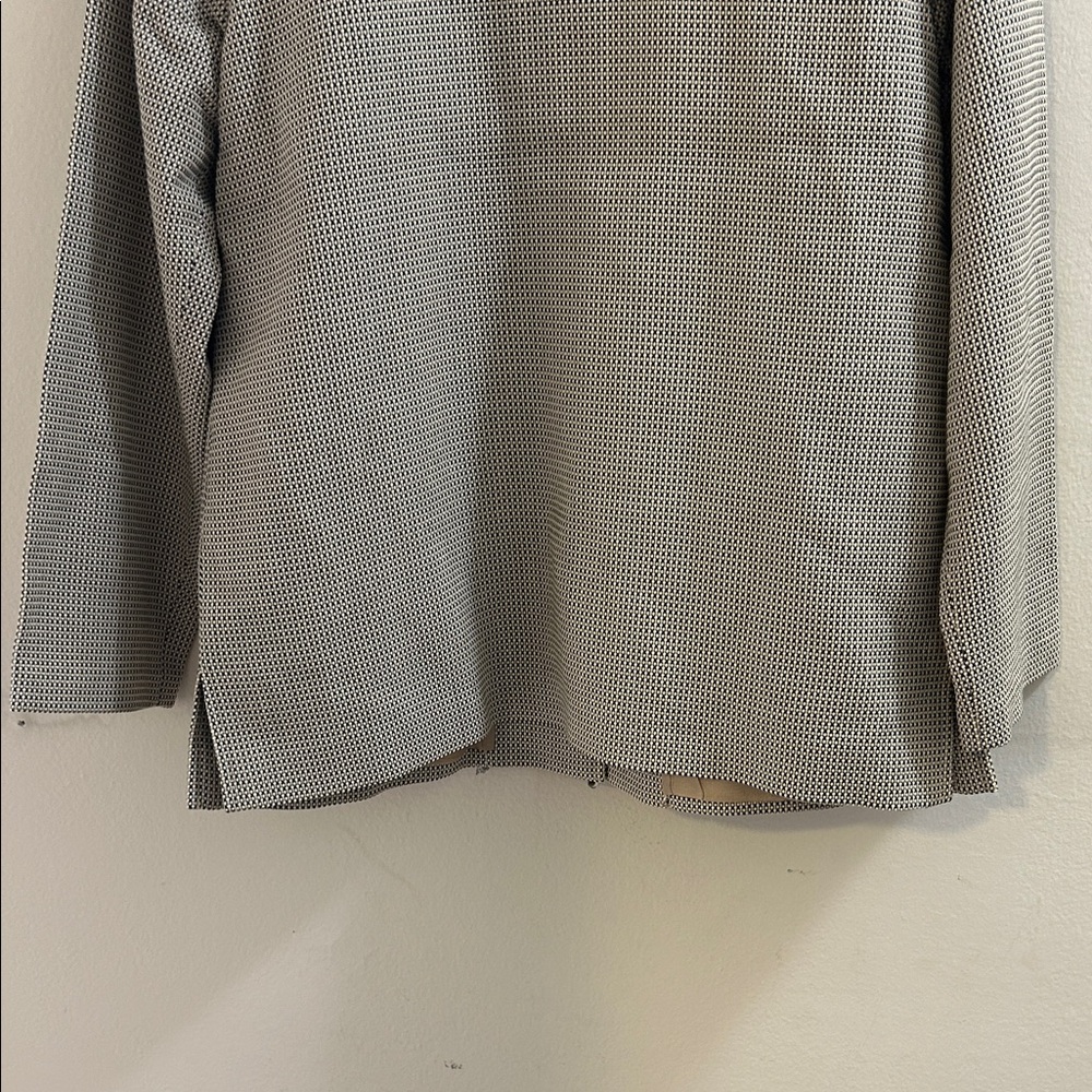 Linda Allard Ellen Tracy Beige Textured Blazer* - Picture 7 of 7
